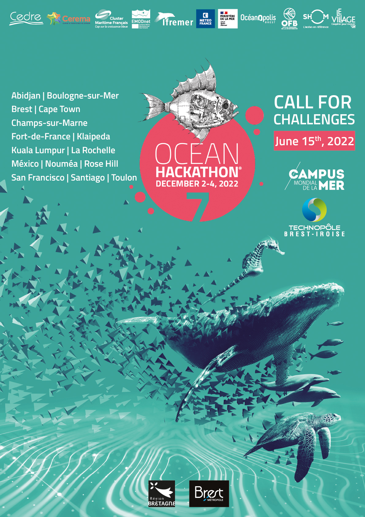 Ocean Hackathon 2020 boulogne brest